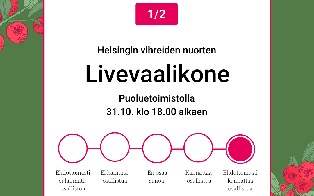 Livevaalikone 31.10.